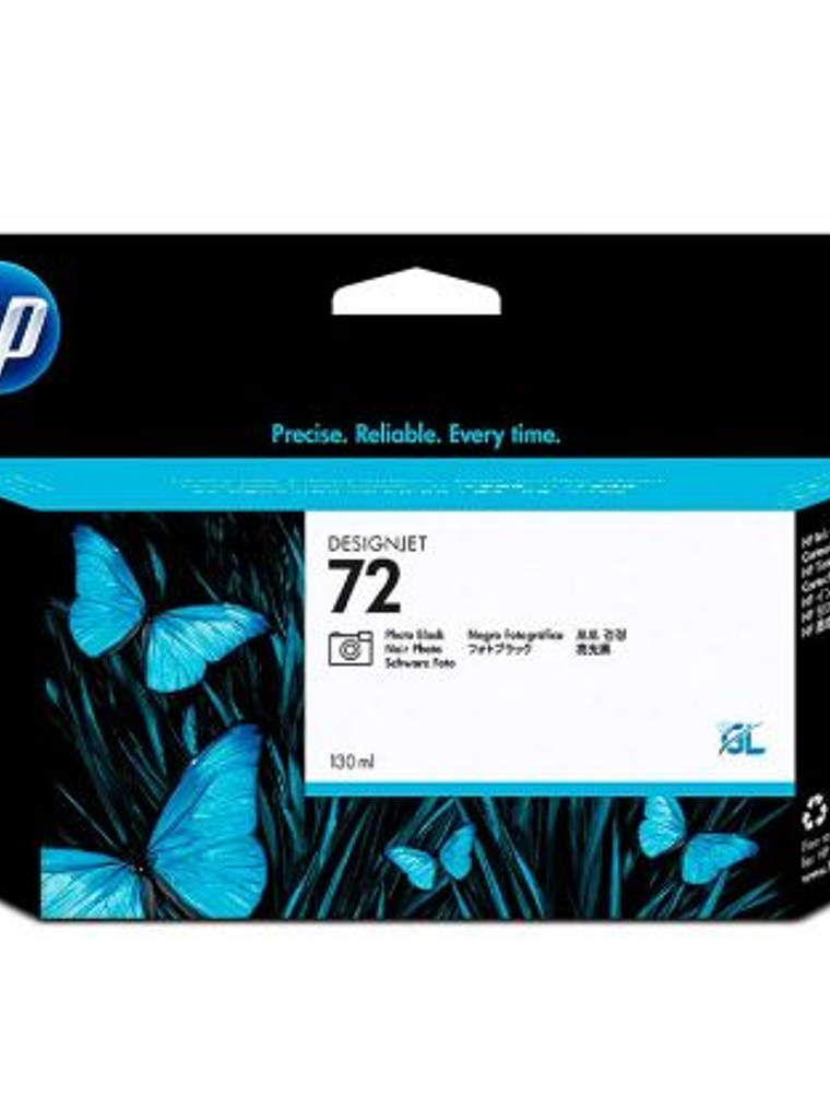 TINTA IMPRESORA HP  |  C9370A 72 PHOTO NEGRO 1