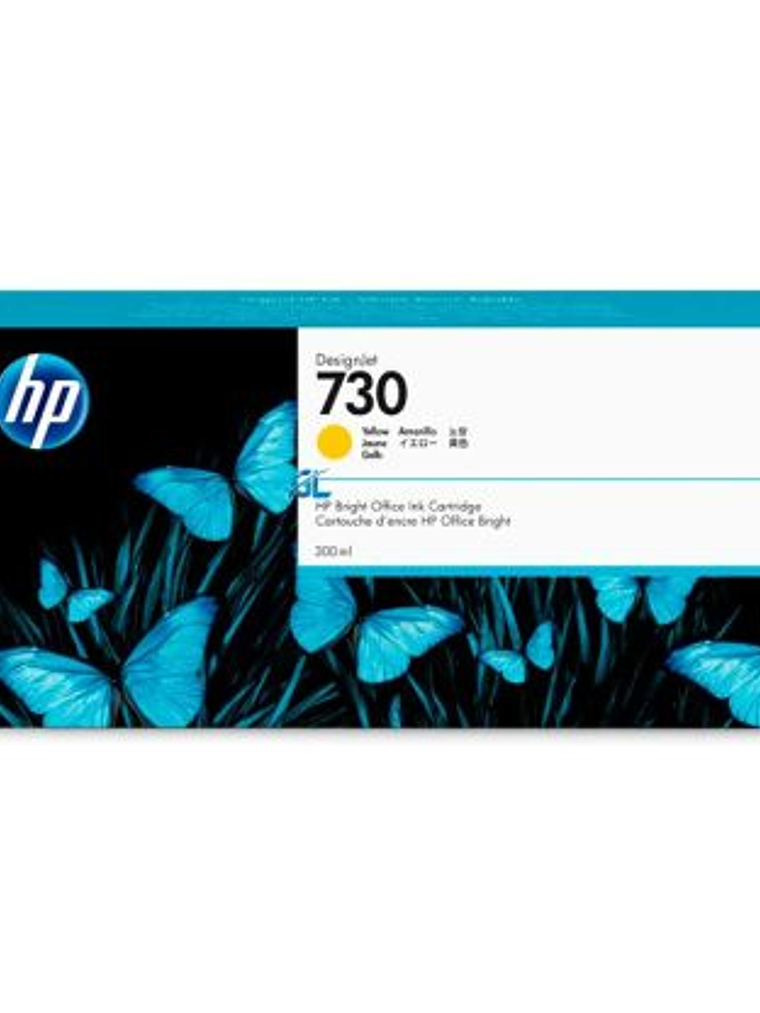 TINTA IMPRESORA HP  |  P2V70A 730 AMARILLO 1