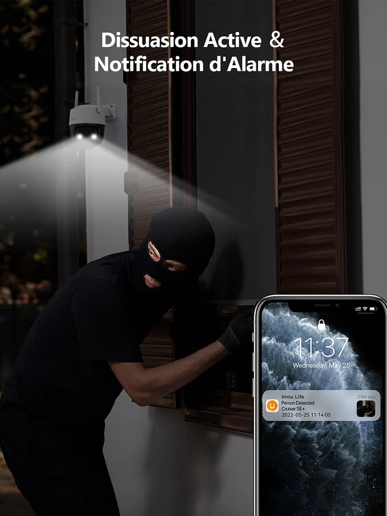 CAMARA DE SEGURIDAD IMOU  |  CRUISER SE+ 3MP/5MP 4