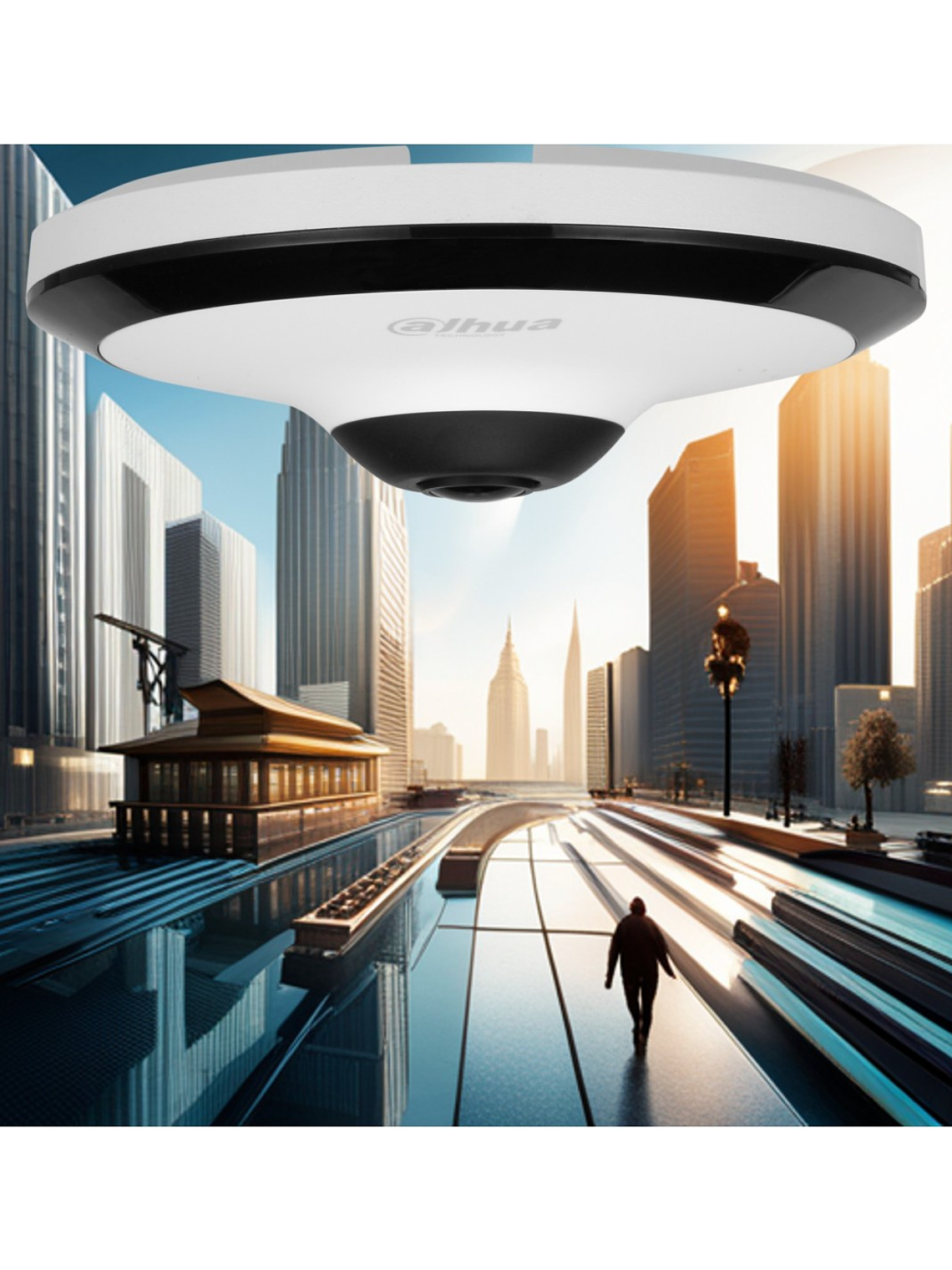 Cámara IP Dahua Fisheye 5MP 180° Interior | Conteo de Personas | Audio Bidireccional | PoE | DAHUA 2