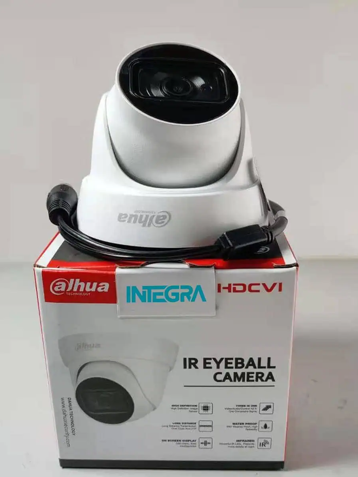 Cámara de Seguridad Dahua 4K Ultra HD con Audio | Visión Nocturna 30m | IP67 | DH-HAC-HDW1800TLN-A, 4