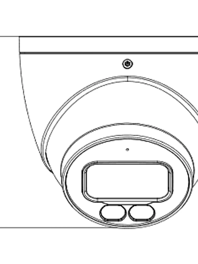 Cámara Domo Dahua DH-HAC-HDW1509TN-A-LED 5MP Full Color | CCTV HDCVI IP67 con Audio y Visión Nocturna 40m 3