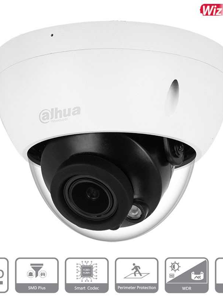 Cámara Domo IP Dahua 8MP IPC-HDBW2841R-ZAS | 4K, Lente Motorizada 2.7–13.5mm, IR 40m, Audio, PoE, IP67/IK10 1