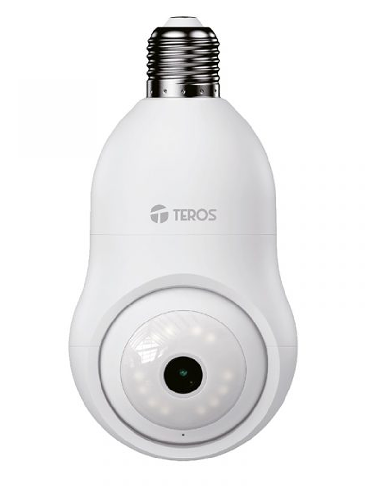 Cámara Foco Inteligente TEROS TE-90604W Wi-Fi 3MP con Luz LED y Seguimiento 360° 1