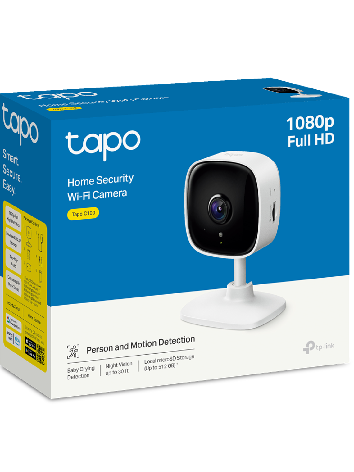 Cámara de Vigilancia Wi-Fi Tapo C100 V5.6 – 1080p con Detección de Movimiento y Audio Bidireccional 4