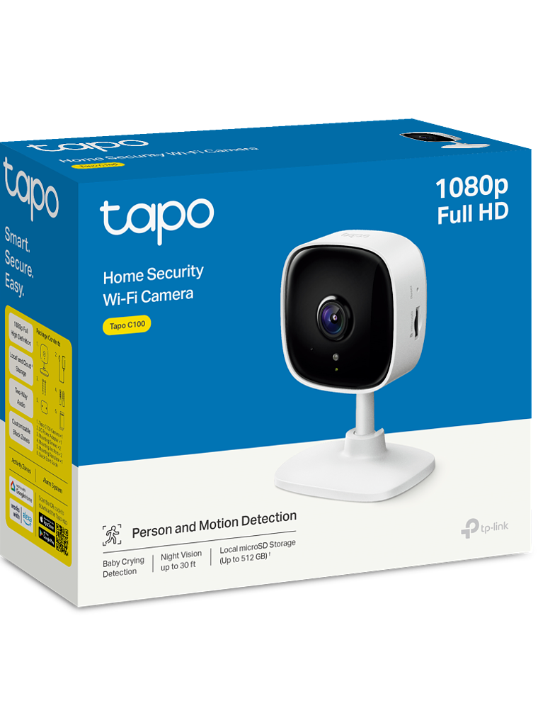Cámara de Vigilancia Wi-Fi Tapo C100 V5.6 – 1080p con Detección de Movimiento y Audio Bidireccional 4