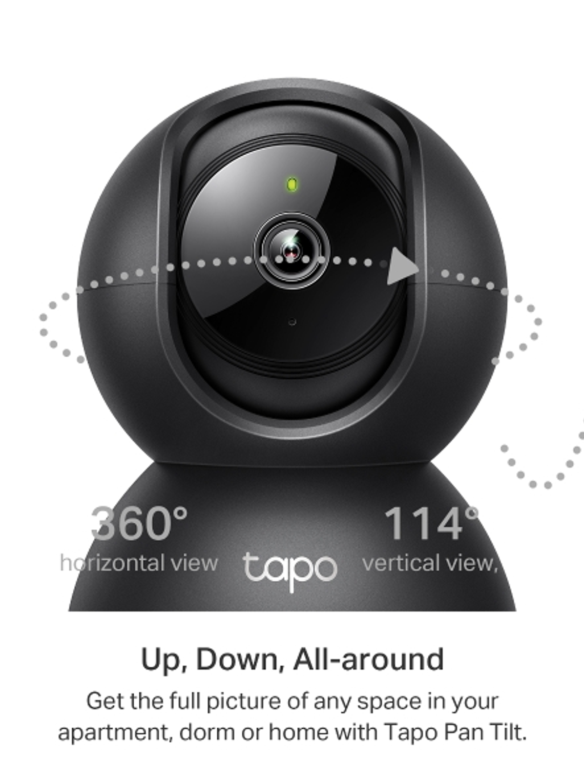 Cámara de Seguridad Wi-Fi Tapo C211 2K 3MP 360° con Seguimiento de Movimiento, Alarma y Audio Bidireccional 2