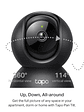 Cámara de Seguridad Wi-Fi Tapo C211 2K 3MP 360° con Seguimiento de Movimiento, Alarma y Audio Bidireccional - Miniatura 2