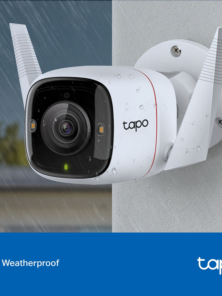 Cámara de Seguridad Wi-Fi Exterior Tapo C320WS 2K QHD con Visión Nocturna a Color, Alarma y Audio Bidireccional 4