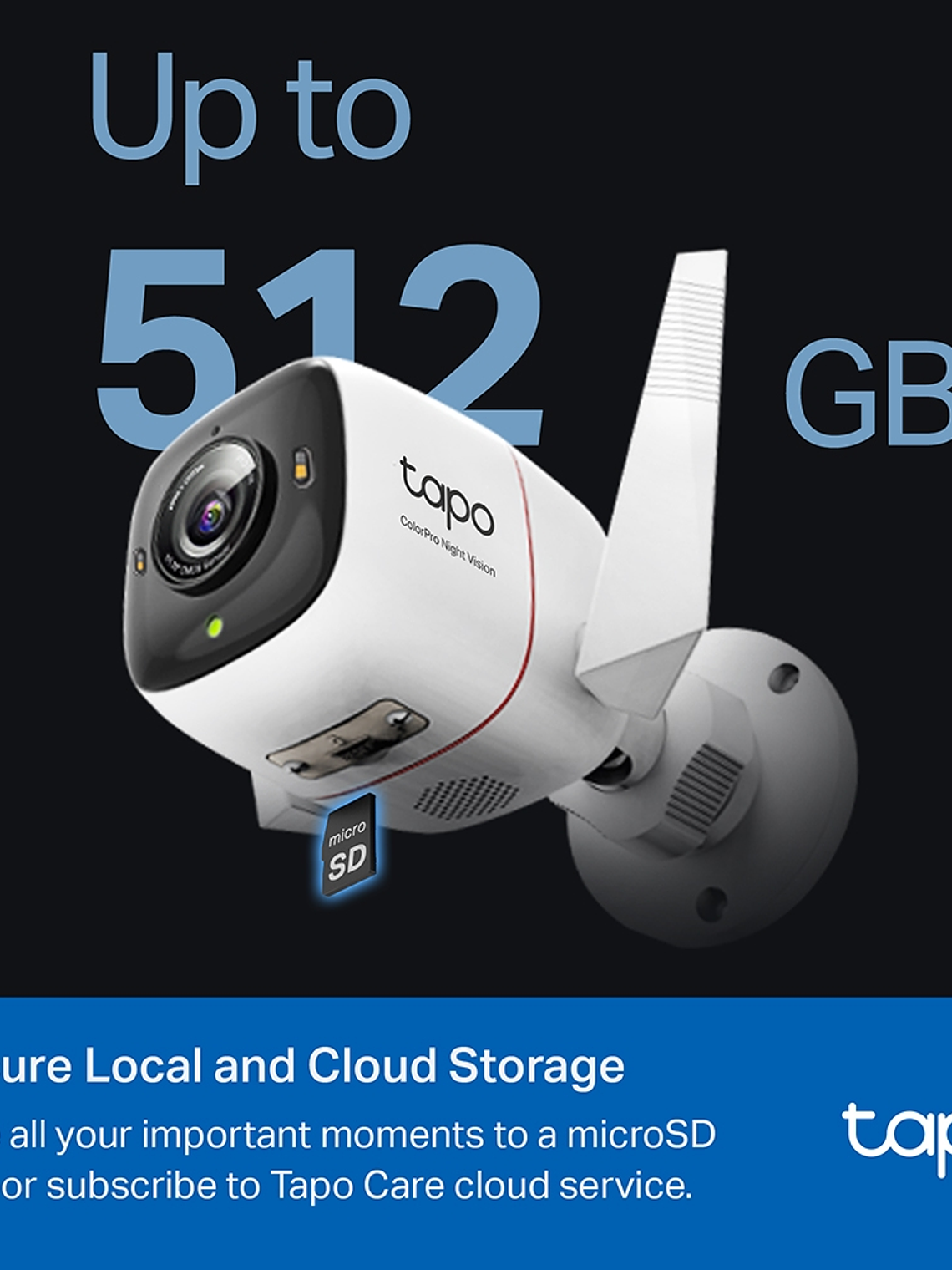 Cámara de Seguridad Wi-Fi Exterior Tapo C325WB 2K QHD con Visión Nocturna ColorPro, Detección IA y Audio Bidireccional 4