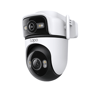 Cámara de Seguridad Wi-Fi Exterior Tapo C545D Dual Lens 2K 3MP Pan/Tilt con Seguimiento Inteligente, IA y Visión Nocturna Avanzada