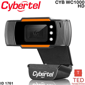 Cámara Web DVINCI CYBERTEL CYB WC1000 HD – Plug & Play USB
