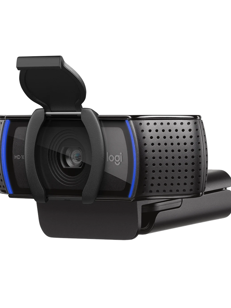 Cámara Web Logitech C920S Pro Full HD 1080p con Autofocus, Lente de Vidrio, Micrófonos Estéreo y Tapa de Privacidad 1