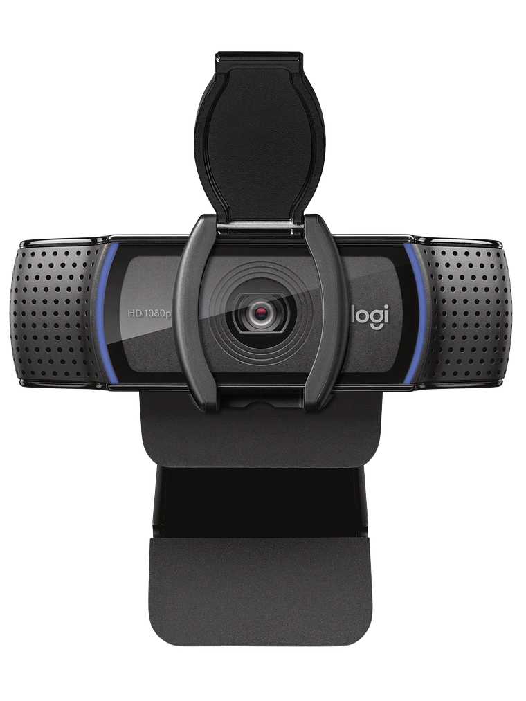 Cámara Web Logitech C920S Pro Full HD 1080p con Autofocus, Lente de Vidrio, Micrófonos Estéreo y Tapa de Privacidad 3