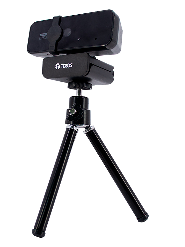 Cámara Web Teros TE-9072 2K con Micrófono Integrado, Trípode y USB 2.0 4