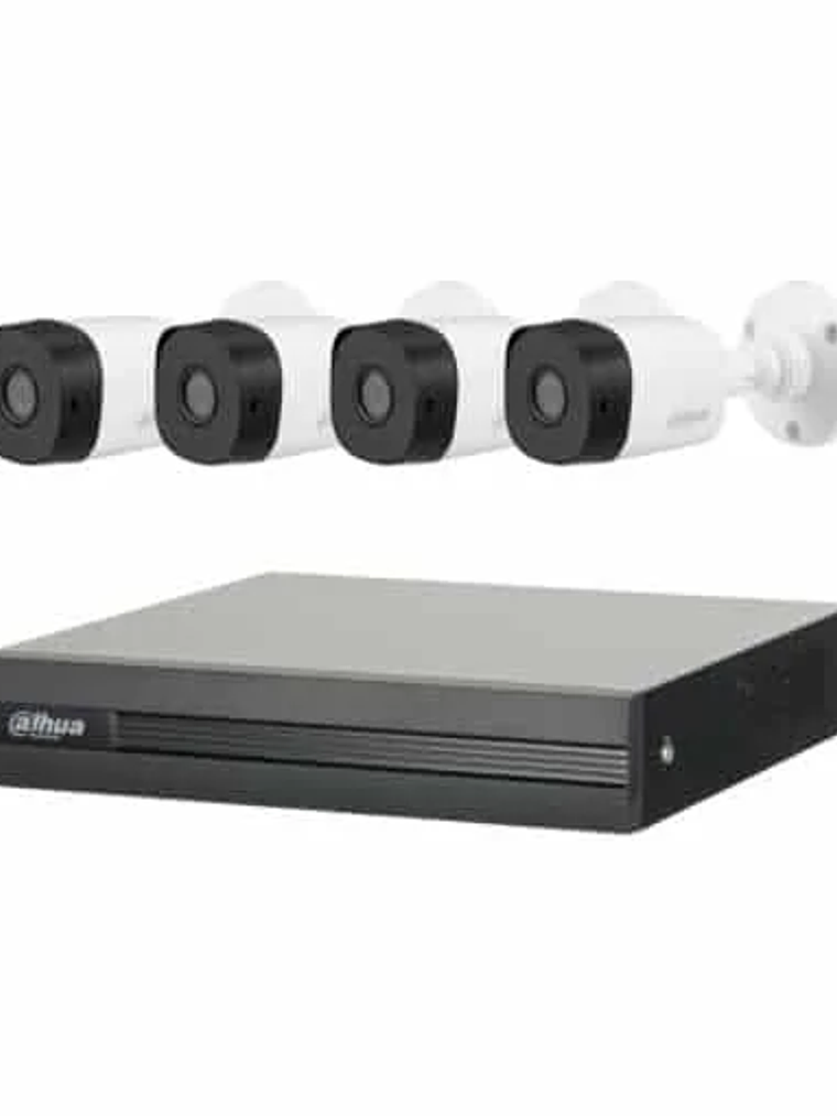 Kit de Videovigilancia Dahua KIT-XVR4C8CH-1TB-28 – 4 Cámaras Full HD con DVR y Almacenamiento de 1TB 1