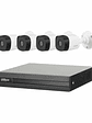 Kit de Videovigilancia Dahua KIT-XVR4C8CH-1TB-28 – 4 Cámaras Full HD con DVR y Almacenamiento de 1TB - Miniatura 1