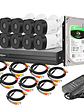 Kit de Cámaras de Seguridad DAHUA HDCVI Full HD 1080P – 8 Cámaras Exterior + XVR 8 Canales + Disco Duro 1TB - Miniatura 1