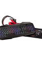 Combo Gamer 4 en 1 Halion HA-403C Hunter – Teclado LED, Mouse 6 Botones, Auriculares y Mousepad Antideslizante - Miniatura 2