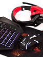 Combo Gamer 4 en 1 Halion HA-403C Hunter – Teclado LED, Mouse 6 Botones, Auriculares y Mousepad Antideslizante - Miniatura 3