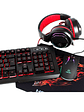 Combo Gamer 4 en 1 HALION HA-880C Pantro – Teclado RGB, Mouse 7200 DPI, Auriculares y Mousepad Antideslizante - Miniatura 3