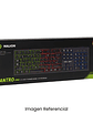 Teclado Gamer HALION PANTRO K330 – Membrana, 105 Teclas, Luz LED Rainbow, USB - Miniatura 4