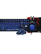 Kit Gamer Xblade Reaper V2 4 en 1 – Teclado Membrana RGB, Mouse Óptico, Auriculares y Mousepad  - Miniatura 1