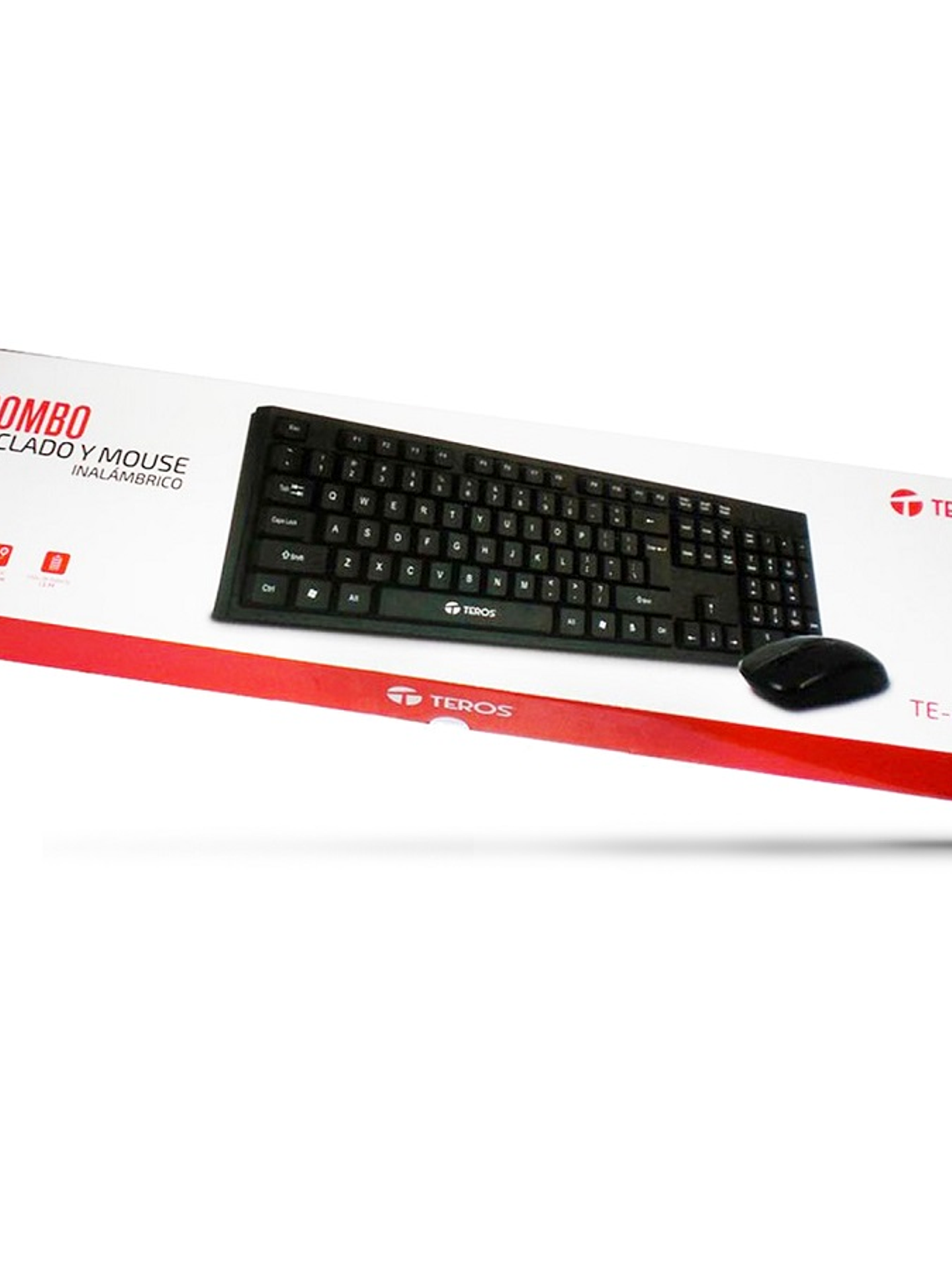 Kit Inalámbrico Gamer Teros TE-4031 – Teclado Español + Mouse Óptico 2.4GHz Receptor Nano USB 4