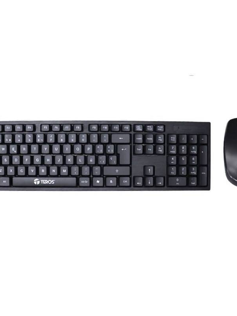 Kit Inalámbrico Gamer Teros TE-4031 – Teclado Español + Mouse Óptico 2.4GHz Receptor Nano USB 3