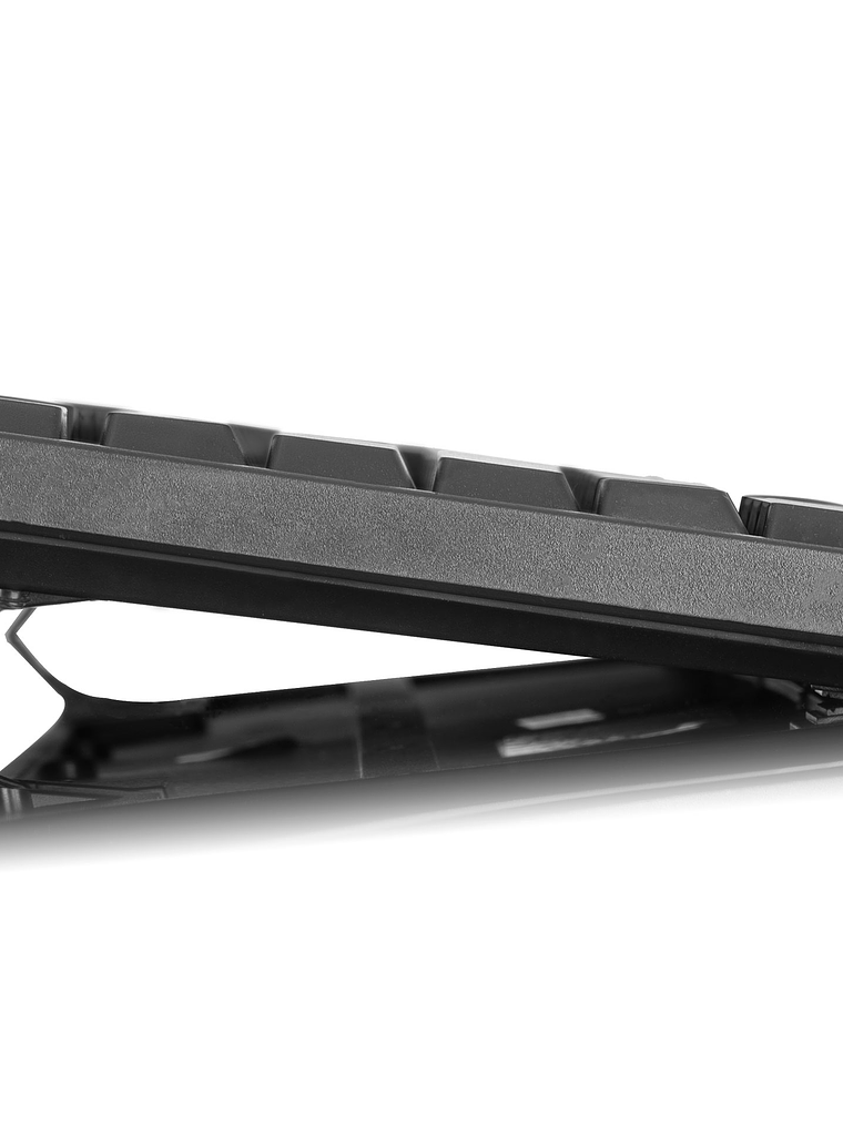 Teclado USB Cybertel Ebony K105 Antiderrame con Teclas Antiborrado – Negro 2