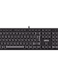 Teclado USB Cybertel Ebony K105 Antiderrame con Teclas Antiborrado – Negro - Miniatura 1