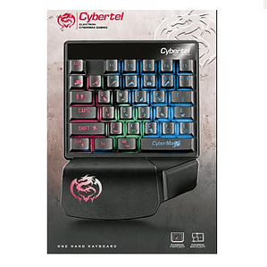 Teclado Gamer de Una Mano Cybertel Elektron CBX K221 Rainbow USB Mecánico