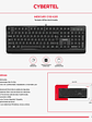 Teclado Multimedia Cybertel Mercury CYB K201 USB – Distribución Español - Miniatura 5