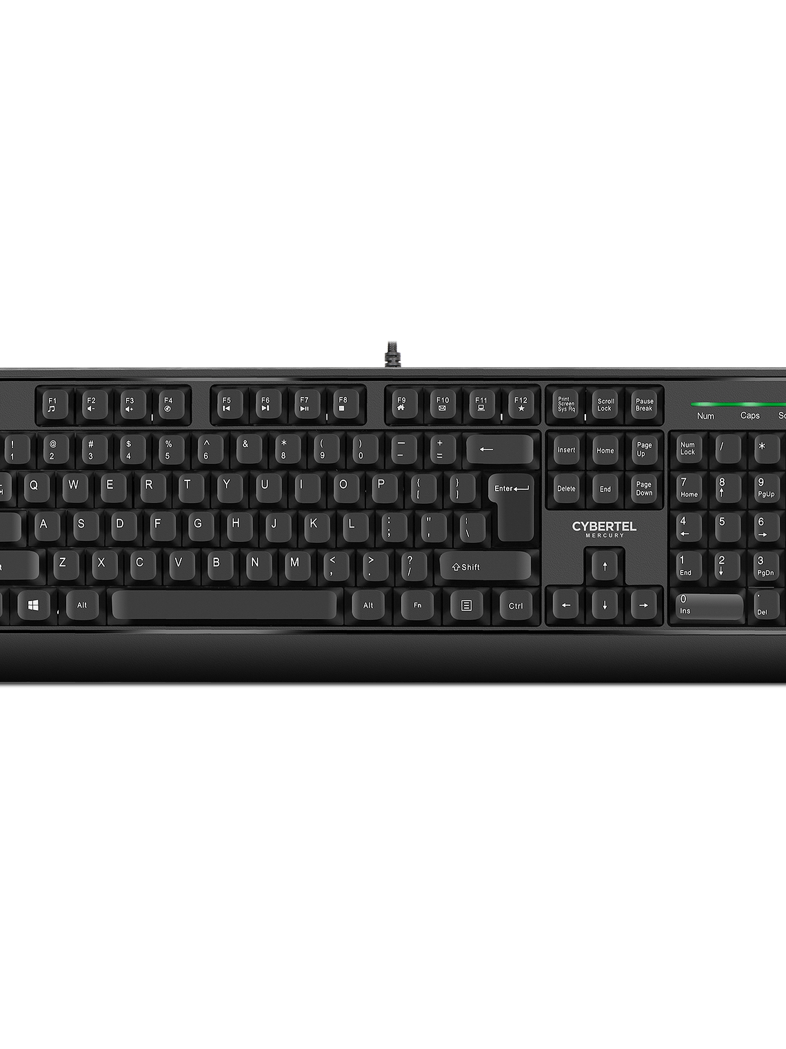 Teclado Multimedia Cybertel Mercury CYB K201 USB – Distribución Español 1