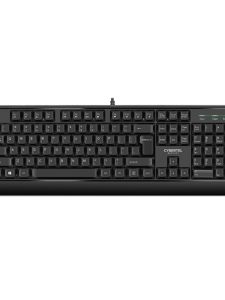 Teclado Multimedia Cybertel Mercury CYB K201 USB – Distribución Español 1