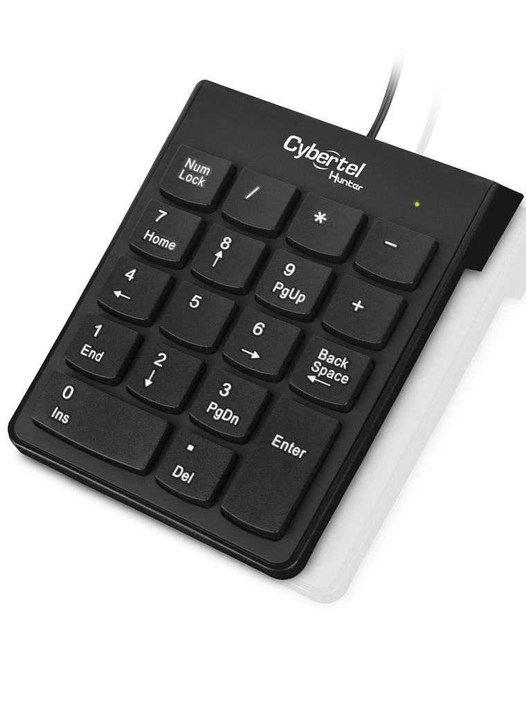 Teclado Numérico Cybertel Hunter CYB K303 – Precisión y Durabilidad USB Plug & Play 2