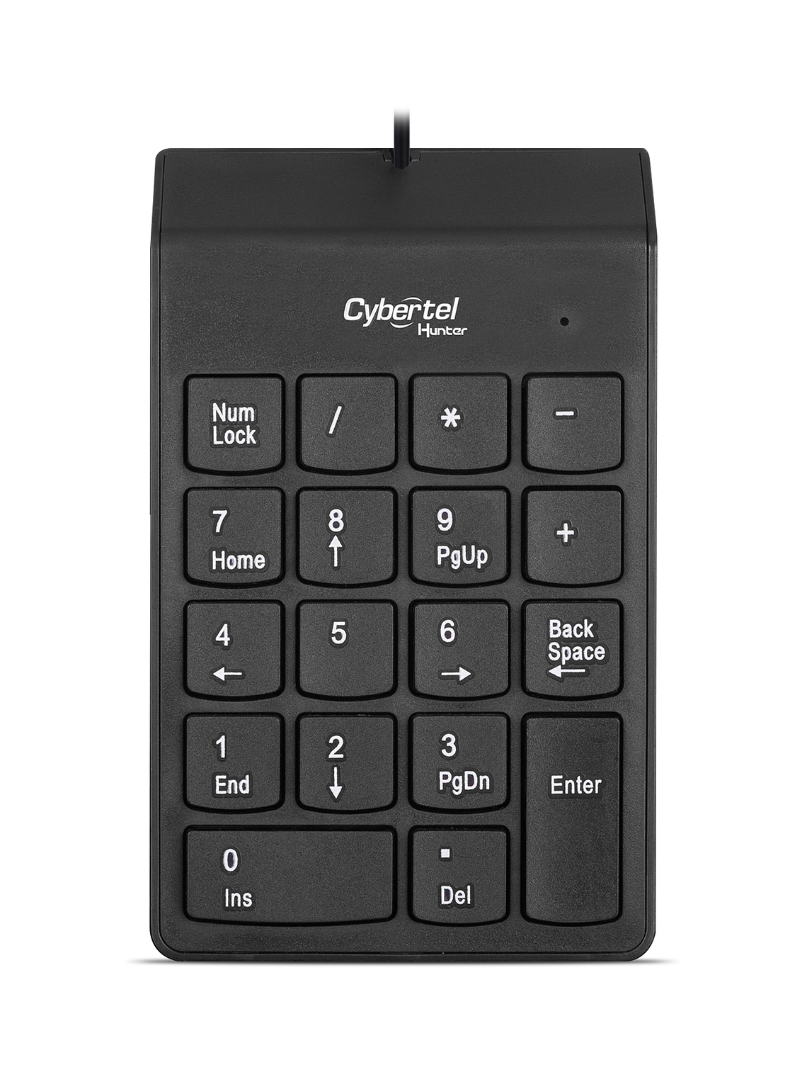 Teclado Numérico Cybertel Hunter CYB K303 – Precisión y Durabilidad USB Plug & Play 1