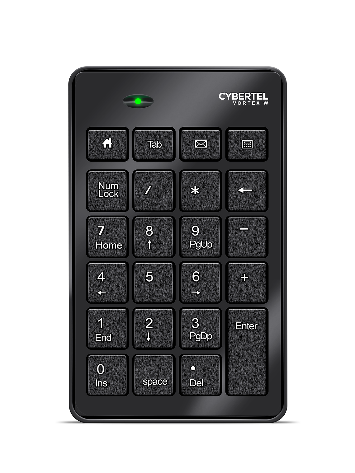 Teclado Numérico Inalámbrico Cybertel Vortex CYB K301W – Precisión y Comodidad 2.4GHz 1
