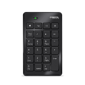 Teclado Numérico Inalámbrico Cybertel Vortex CYB K301W – Precisión y Comodidad 2.4GHz