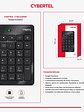 Teclado Numérico Inalámbrico Cybertel Vortex CYB K301W – Precisión y Comodidad 2.4GHz - Miniatura 2