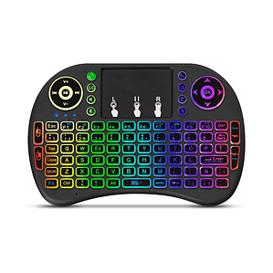 Mini Teclado Inalámbrico Cybertel Pixel CYB K236 RGB – Touch Panel y Luces LED