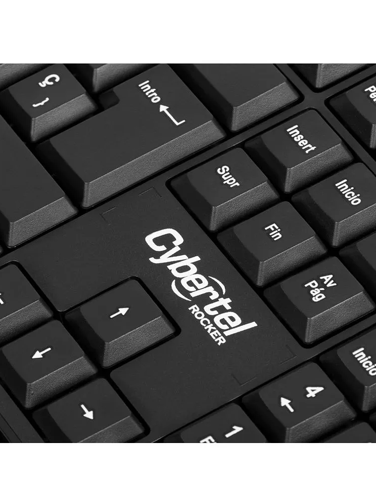 Teclado Cybertel Rocker CYB K100 – Resistente al Agua con Teclas Semi Curvas y Funciones Multimedia 4