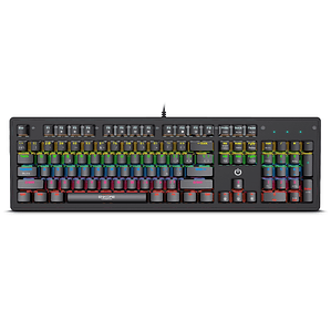 Teclado Gamer Mecánico Enkore Kingdom ENK 1001 – Rainbow, Waterproof y Funciones Multimedia
