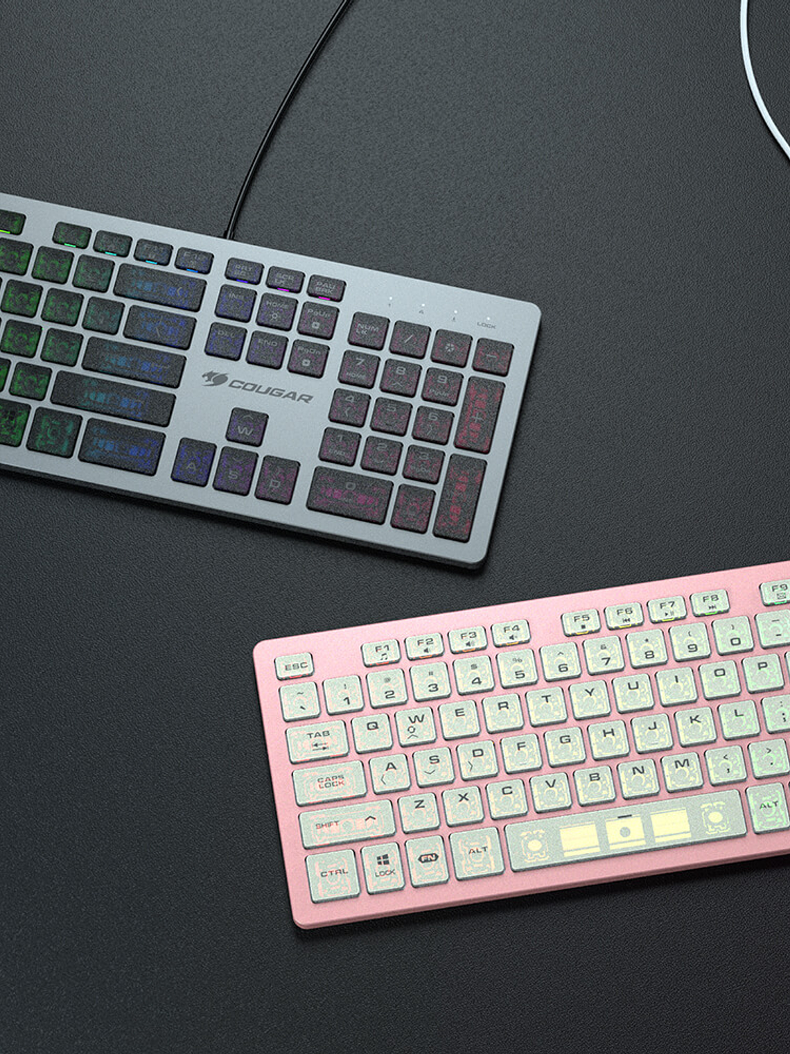 Teclado Gamer COUGAR VANTAR AX Scissor Retroiluminado USB 2