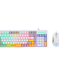 Combo Gamer Halion K425C Cobra Teclado y Mouse USB con Iluminación LED Rainbow para PC Windows - Miniatura 2