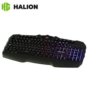 Teclado Gamer Halion Diamond HA-K658 con Conexión Cableada para PC