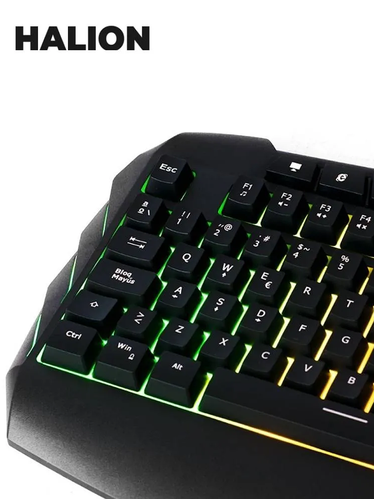 Teclado Gamer Halion Diamond HA-K658 con Conexión Cableada para PC 2
