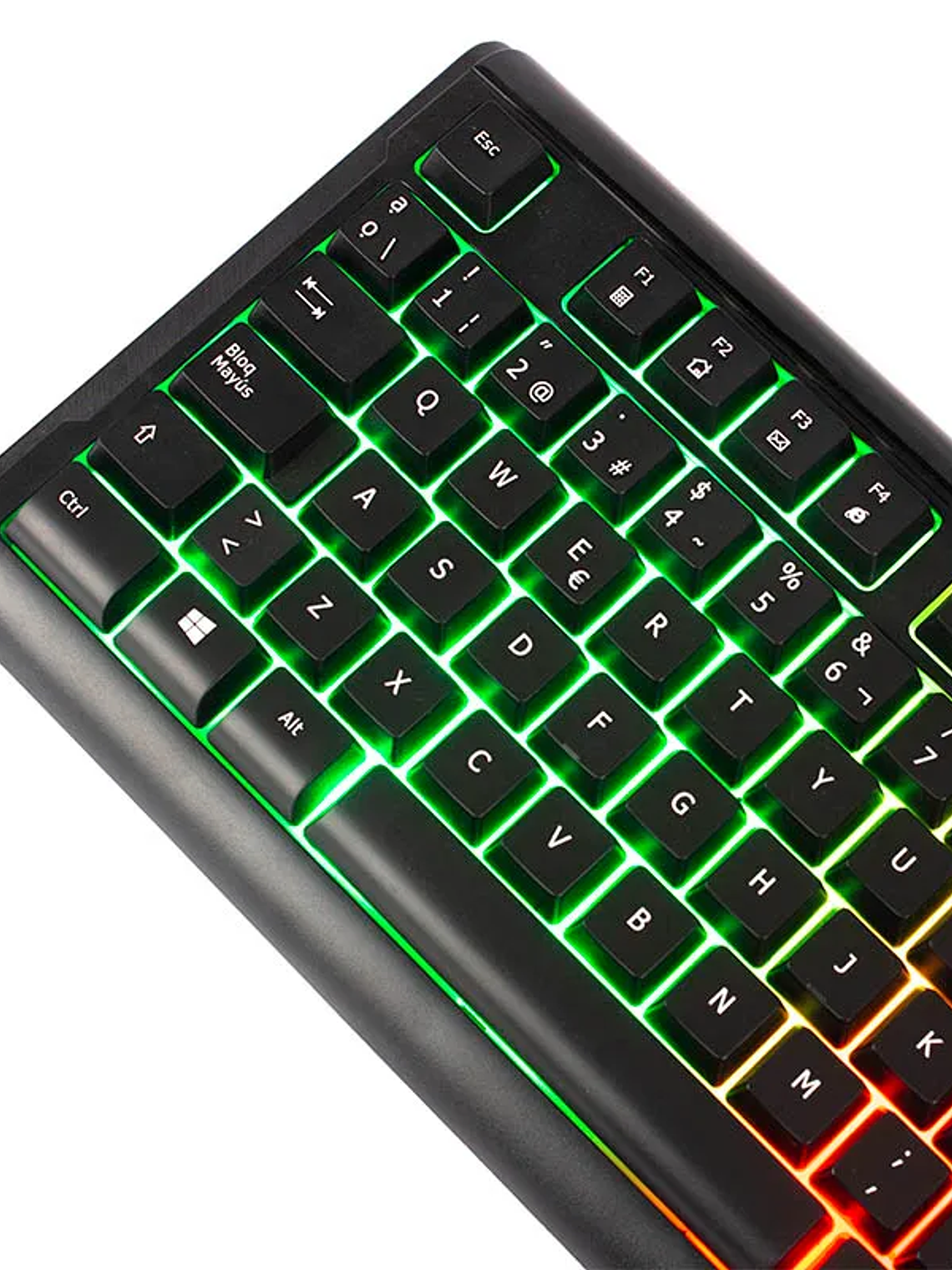 Teclado Gamer Halion HA-K640 Rainbow LED USB Waterproof Compatible con Windows 3