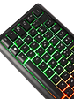 Teclado Gamer Halion HA-K640 Rainbow LED USB Waterproof Compatible con Windows - Miniatura 3