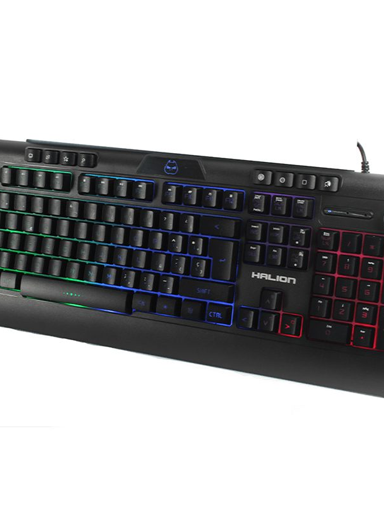Teclado Gamer HALION Optimus HA‑K807 Rainbow 2